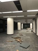 浦東保利廣場辦公室裝修還原工地現(xiàn)場