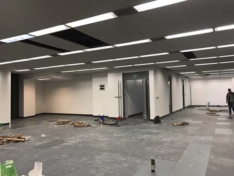 浦東保利廣場辦公室裝修還原工地現(xiàn)場(圖6)