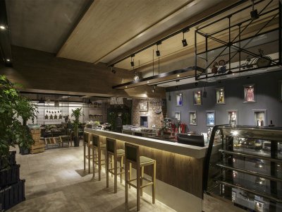 烘焙面包店裝修效果圖